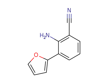 2-Amino-3-furan-2-yl-benzonitrile