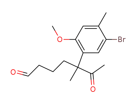 5-(5-Bromo-2-methoxy-4-methyl-phenyl)-5-methyl-6-oxo-heptanal