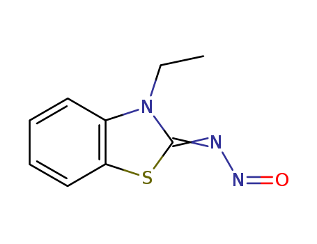 (NZ)-N-(3-ethylbenzothiazol-2-ylidene)nitrous amide cas  19617-05-1