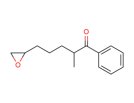 1-phenyl-2-methyl-6,7-epoxyheptan-1-one