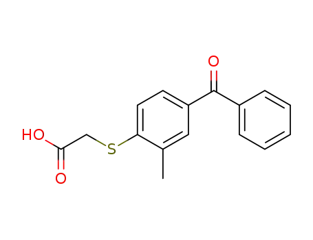 (4-benzoyl-2-methyl-phenylsulfanyl)-acetic acid