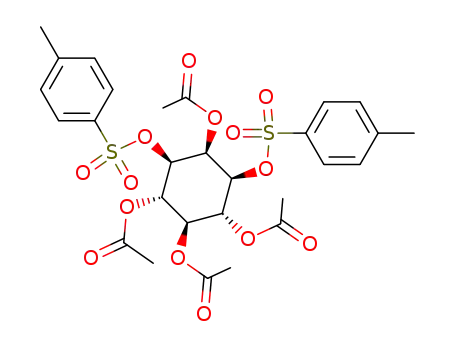 4,6-Bis{[(4-methylphenyl)sulfonyl]oxy}cyclohexane-1,2,3,5-tetrayl tetraacetate