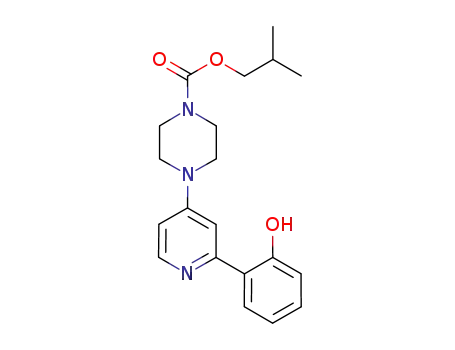 isobutyl 4-(2-(2-hydroxyphenyl)pyridin-4-yI)piperazine-1-carboxylate