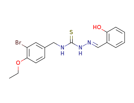 Hydrazinecarbothioamide,N-[(3-bromo-4-ethoxyphenyl)methyl]-2-[(2-hydroxyphenyl)methylene]-