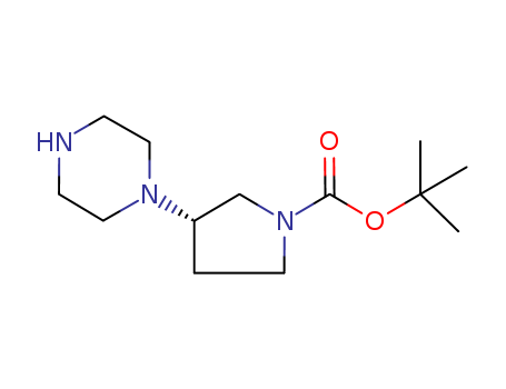 (S)-tert-butyl 3-(piperazin-1-yl) pyrrolidine-1-carboxylate