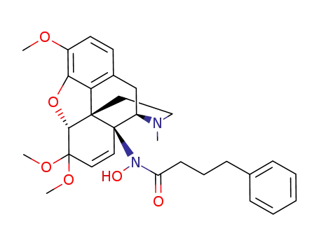 14β-(N-hydroxy-4-phenylbutanamido)codeinone dimethyl ketal