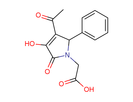 (3-ACETYL-4-HYDROXY-5-OXO-2-PHENYL-2,5-DIHYDRO-PYRROL-1-YL)-ACETIC ACID