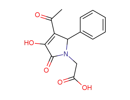 (3-Acetyl-4-hydroxy-5-oxo-2-phenyl-2,5-dihydro-pyrrol-1-yl)acetic acid