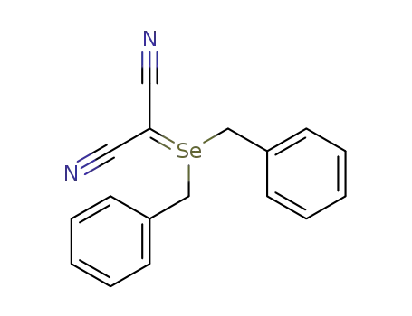 Molecular Structure of 56634-64-1 (Selenium, (dicyanomethylene)bis(phenylmethyl)-)