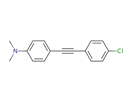 Benzenamine, 4-[(4-chlorophenyl)ethynyl]-N,N-dimethyl-