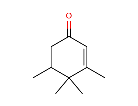 Molecular Structure of 40441-55-2 (2-Cyclohexen-1-one, 3,4,4,5-tetramethyl-)