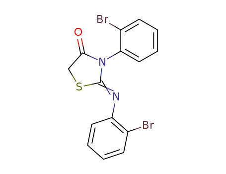 3-(2-bromo-phenyl)-2-(2-bromo-phenylimino)-thiazolidin-4-one
