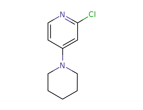 Molecular Structure of 1209459-54-0 (2-chloro-4-(piperidin-1-yl)pyridine)