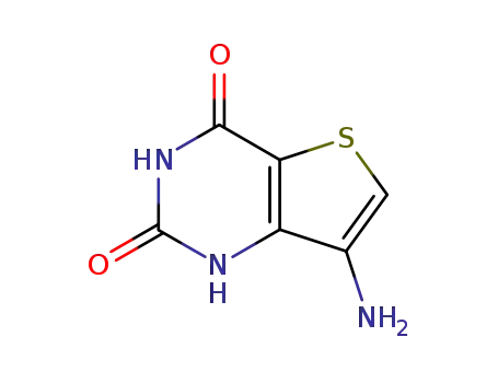 Molecular Structure of 538360-56-4 (Thieno[3,2-d]pyrimidine-2,4(1H,3H)-dione, 7-amino-)