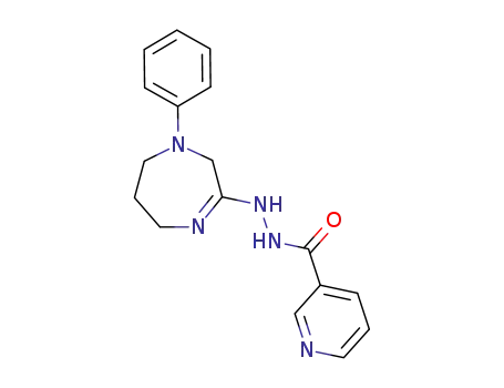 nicotinic acid <i>N</i>'-(4-phenyl-4,5,6,7-tetrahydro-3<i>H</i>-[1,4]diazepin-2-yl)-hydrazide