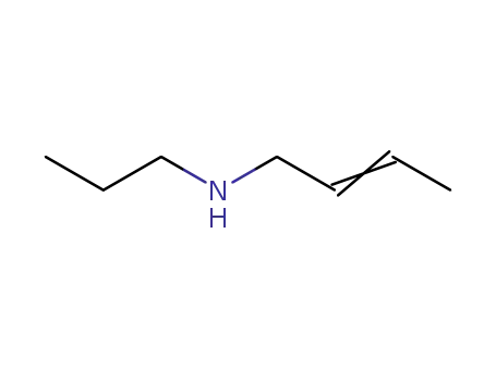 Molecular Structure of 39653-23-1 (2-Buten-1-amine, N-propyl-)
