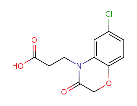 3-(6-Chloro-3-oxo-2,3-dihydro-benzo[1,4]oxazin-4-yl)-propionic acid