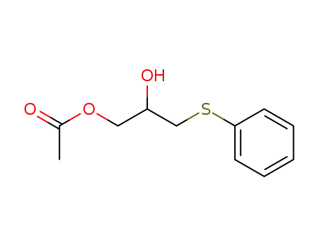 Molecular Structure of 110210-93-0 (1,2-Propanediol, 3-(phenylthio)-, 1-acetate)