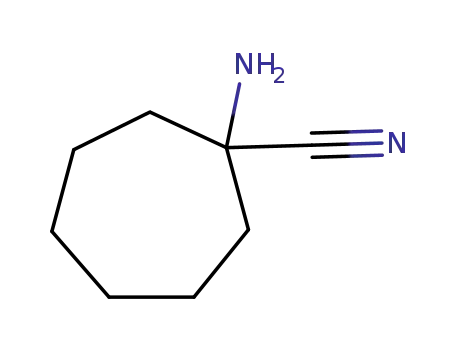Molecular Structure of 123193-99-7 (1-AMINOCYCLOHEPTANECARBONITRILE)
