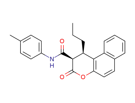 (1R,2R)-3-Oxo-1-propyl-2,3-dihydro-1H-benzo[f]chromene-2-carboxylic acid p-tolylamide