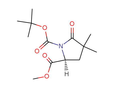 Methyl (2S)-1-(tert-butoxycarbonyl)-4,4-dimethylpyroglutamate