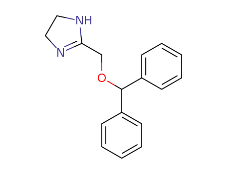 2-benzhydryloximethyl-4,5-dihydro-1<i>H</i>-imidazole
