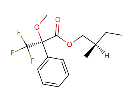(2'R)-2'-methylbutyl (2R)-α-methoxy-α-(trifluoromethyl)phenylacetate