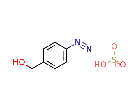 4-(hydroxymethyl)benzenediazonium hydrogen sulfate