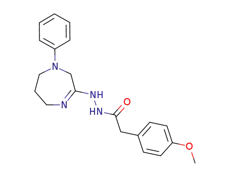 (4-methoxy-phenyl)-acetic acid <i>N</i>'-(4-phenyl-4,5,6,7-tetrahydro-3<i>H</i>-[1,4]diazepin-2-yl)-hydrazide