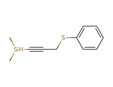 Dimethyl-(3-phenylsulfanyl-prop-1-ynyl)-silane