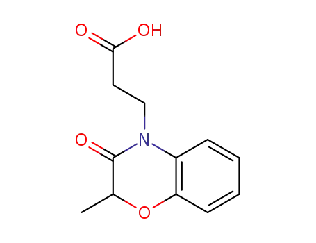 3-(2-methyl-3-oxo-3,4-dihydro-2H-1,4-benzoxazin-4-yl)propanoic acid