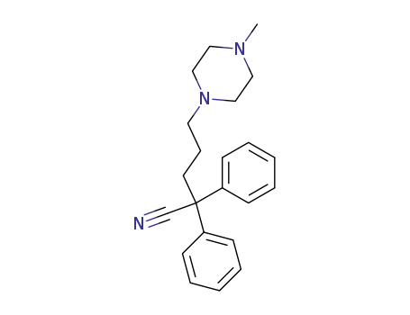 5-(4-methyl-piperazino)-2,2-diphenyl-valeronitrile