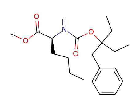 (S)-2-(1-Benzyl-1-ethyl-propoxycarbonylamino)-hexanoic acid methyl ester
