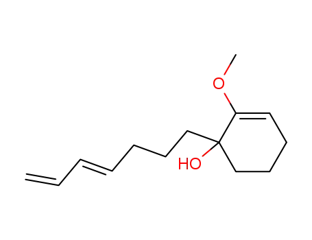 1-((E)-Hepta-4,6-dienyl)-2-methoxy-cyclohex-2-enol
