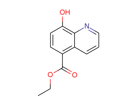 Molecular Structure of 104293-76-7 (Ethyl 8-hydroxyquinoline-5-carboxylate)