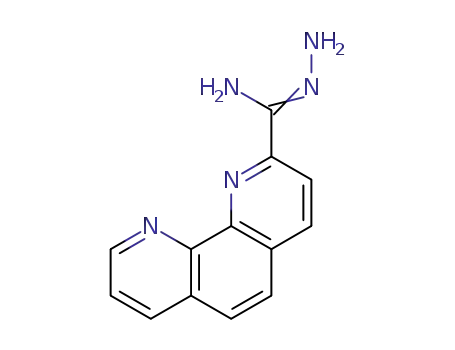 Molecular Structure of 1025-07-6 (1,10-phenanthroline-2-carbohydrazonamide)