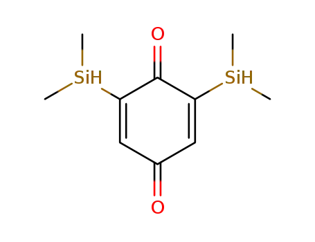 2,5- 시클로 헥사 디엔 -1,4- 디온, 2,6- 비스 (디메틸 실릴)-(9CI)