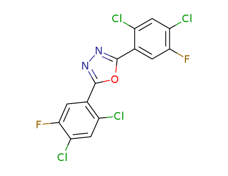 2,5-BIS(2,4-DICHLORO-5-FLUOROPHENYL)-1,3,4-OXADIAZOLE