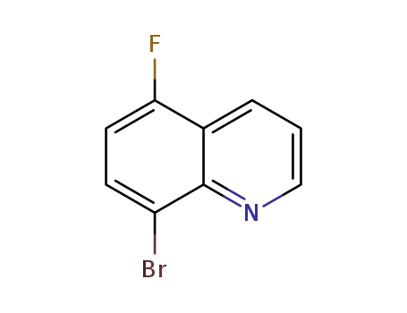 Molecular Structure of 917251-99-1 (8-bromo-5-fluoroquinoline)
