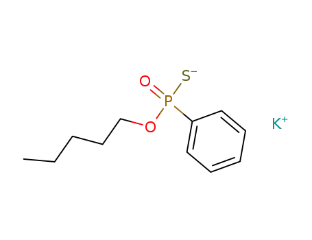 Molecular Structure of 53121-61-2 (Phosphonothioic acid, phenyl-, O-pentyl ester, potassium salt)