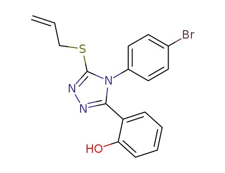Molecular Structure of 81518-40-3 ((6Z)-6-[4-(4-bromophenyl)-5-prop-2-enylsulfanyl-2H-1,2,4-triazol-3-yli dene]cyclohexa-2,4-dien-1-one)