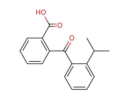 Molecular Structure of 89115-86-6 (2-(2-ISOPROPYLBENZOYL)BENZOIC ACID)