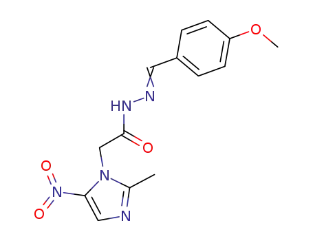 (2-Methyl-5-nitro-imidazol-1-yl)-acetic acid [1-(4-methoxy-phenyl)-meth-(E)-ylidene]-hydrazide