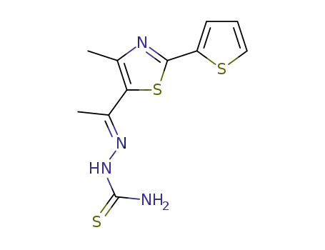 5-acetyl-4-methyl-2-(2-thienyl)thiazole thiosemicarbazone