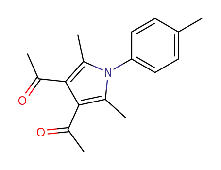 Ethanone, 1,1'-[2,5-dimethyl-1-(4-methylphenyl)-1H-pyrrole-3,4-diyl]bis-
