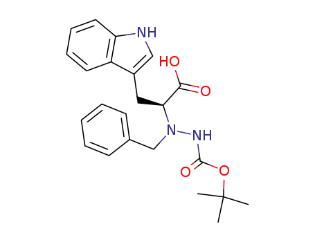 Molecular Structure of 188777-50-6 ((S)-(+)-NALPHA-BENZYL-NBETA-BOC-L-HYDRAZINOTRYPTOPHANE)
