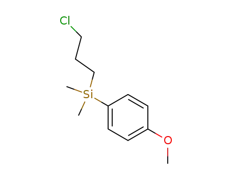 3-[p-methoxyphenyl(dimethyl)silyl]propyl chloride