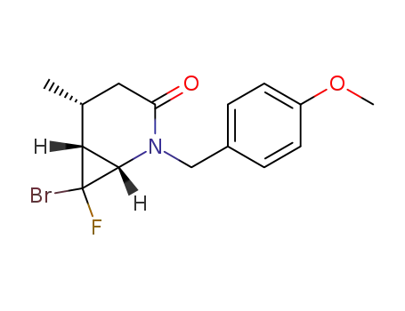(1S,5R,6R)-7-bromo-7-fluoro-2-(4-methoxybenzyl)-5-methyl-2-azabicyclo[4.1.0]heptan-3-one
