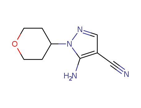 1H-Pyrazole-4-carbonitrile, 5-amino-1-(tetrahydro-2H-pyran-4-yl)- CAS No.1082745-49-0