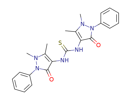 1,3-Bis-(1,5-dimethyl-3-oxo-2-phenyl-2,3-dihydro-1H-pyrazol-4-yl)-thiourea